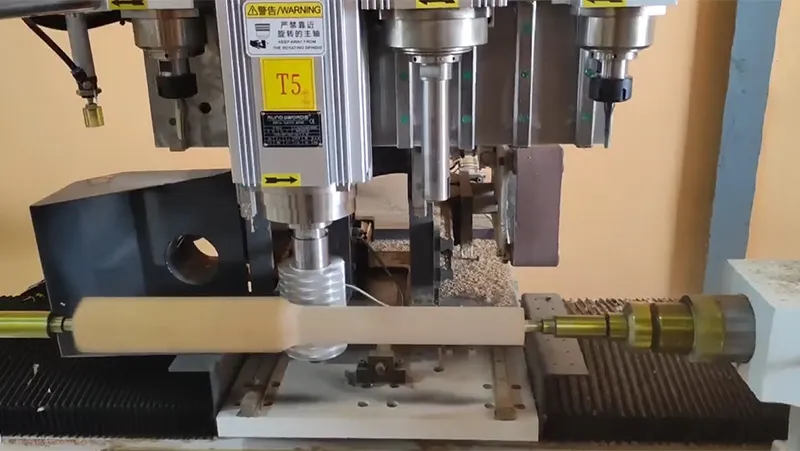 4 Axis CNC Wood Lathe 1