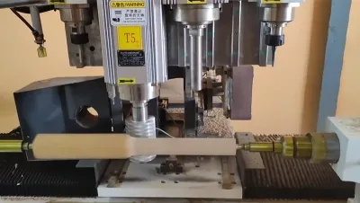 4 Axis CNC Wood Lathe 1