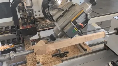 5 Axis CNC Wood Lathe 2