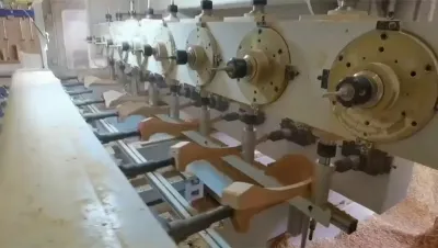 8-Head 5 Axis CNC Machining Center