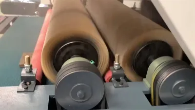 Wood Brushing Machine with High Frame