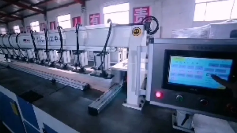 CNC Door Stile Milling and Drilling Machine
