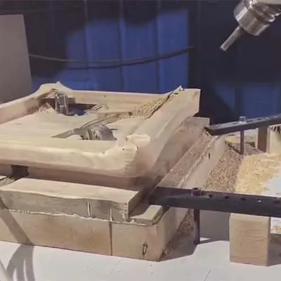 Double Table 5 Axis CNC Wood Lathe