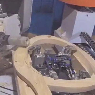 Double Table 5 Axis CNC Wood Lathe
