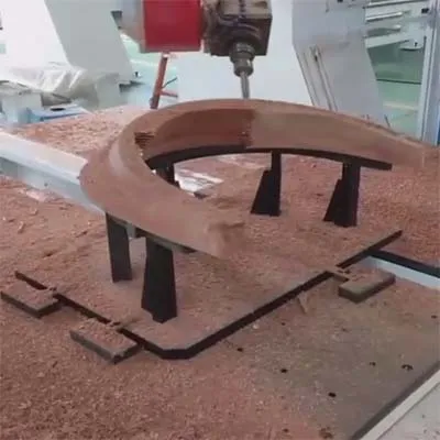 Double Table 5 Axis CNC Wood Lathe
