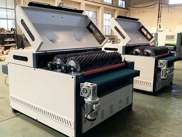 Low Frame Wood Brushing Machine