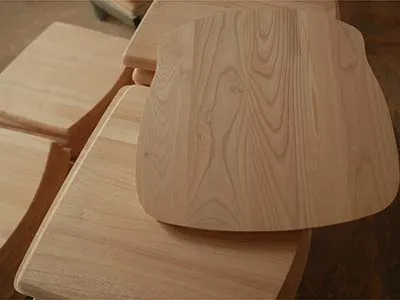 Wood Chair Seat Profiling Copy Shaper and Sander