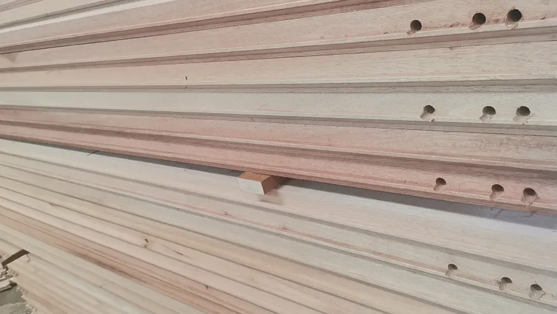Door stile milling and drilling